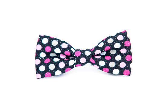 Pink Sparkle Bow Tie